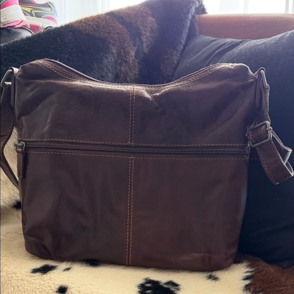 Jack Georges Leather Bag